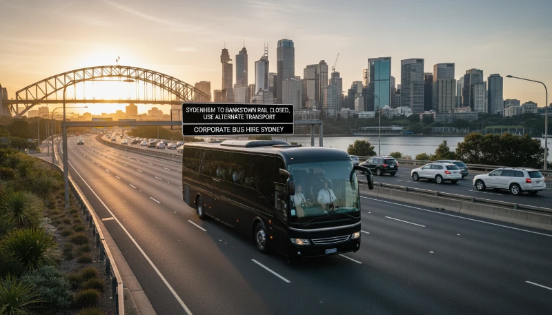 Navigating the Sydenham to Bankstown Rail Closure: Why Corporate Bus Hire Sydney is the Ultimate Solution